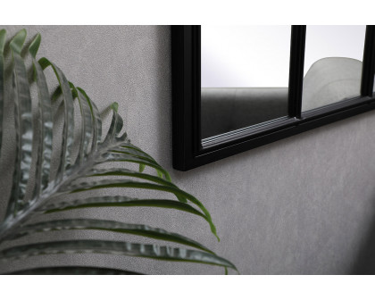 Elegant Wall Mirror - Black, L 36" (MR622836BK)