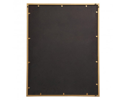 Elegant Wall Mirror - Brass, L 36" (MR622836BR)