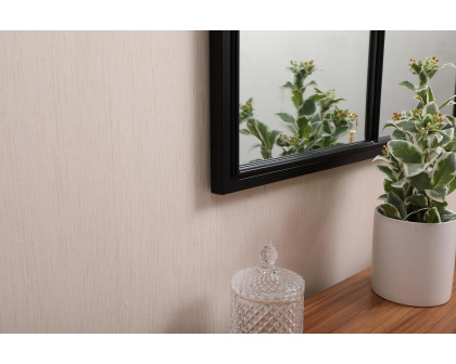 Elegant Wall Mirror - Black, L 40" (MR623240BK)