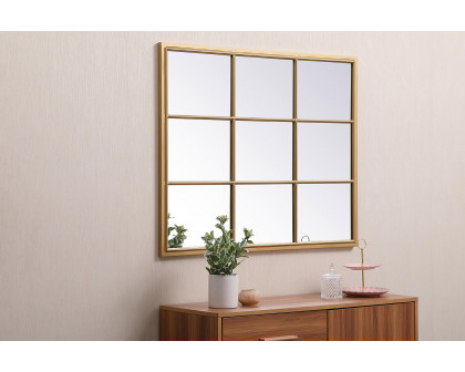 Elegant Wall Mirror - Brass, L 40" (MR623240BR)