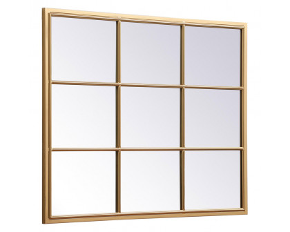 Elegant Wall Mirror - Brass, L 40" (MR623240BR)