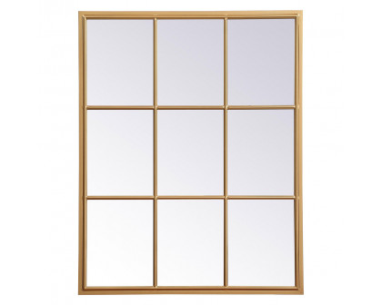 Elegant Wall Mirror - Brass, L 40" (MR623240BR)