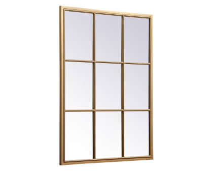 Elegant Wall Mirror - Brass, L 40" (MR623240BR)