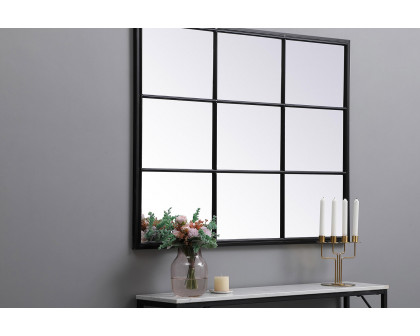 Elegant Wall Mirror - Black, L 48" (MR623648BK)