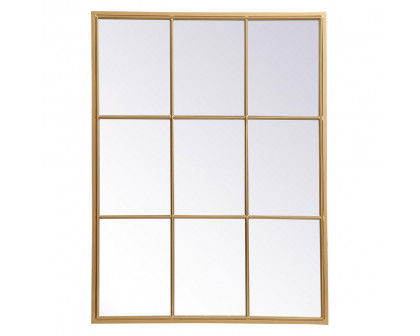 Elegant Wall Mirror - Brass, L 48" (MR623648BR)