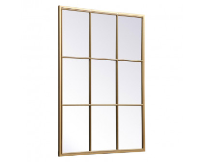 Elegant Wall Mirror - Brass, L 48" (MR623648BR)