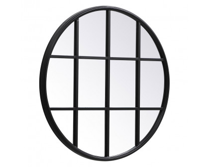 Elegant Wall Mirror - Black, L 28" (MR632828BK)