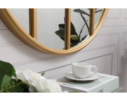 Elegant Wall Mirror - Brass, L 28" (MR632828BR)