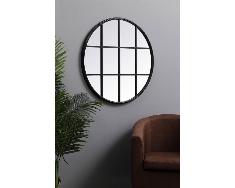 Elegant Wall Mirror - Black, L 31.5" (MR633232BK)