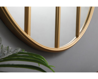 Elegant Wall Mirror - Brass, L 31.5" (MR633232BR)