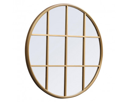 Elegant Wall Mirror - Brass, L 31.5" (MR633232BR)