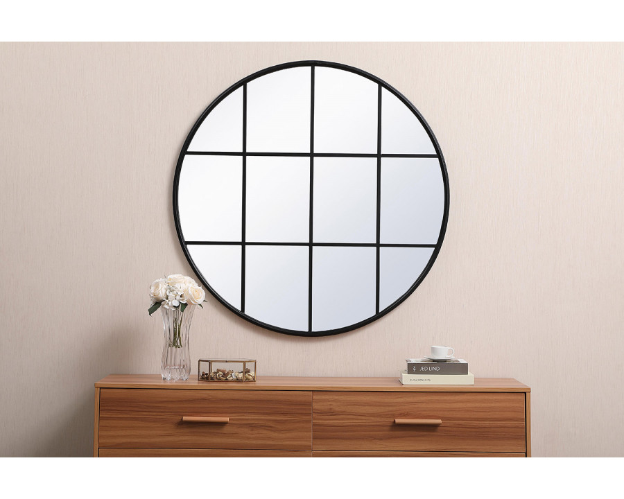 Elegant Wall Mirror - Black, L 41.75" (MR634242BK)