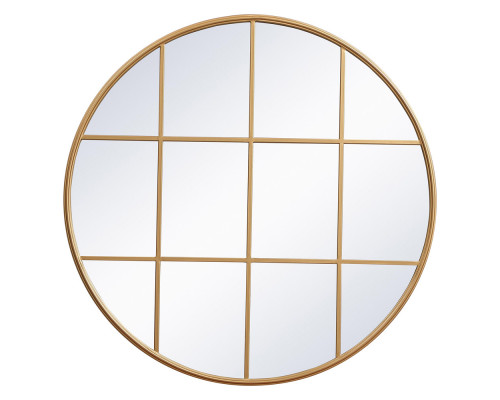 Elegant Wall Mirror - Brass, L 41.75" (MR634242BR)