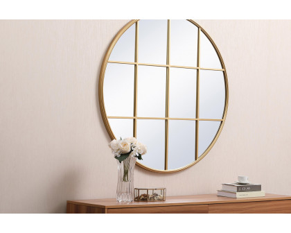 Elegant Wall Mirror - Brass, L 41.75" (MR634242BR)