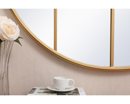 Elegant Wall Mirror - Brass, L 41.75" (MR634242BR)