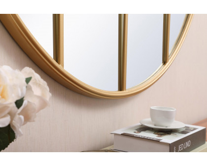 Elegant Wall Mirror - Brass, L 41.75" (MR634242BR)