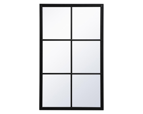 Elegant Wall Mirror - Black, L 40" (MR642440BK)