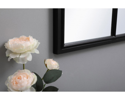 Elegant Wall Mirror - Black, L 40" (MR642440BK)