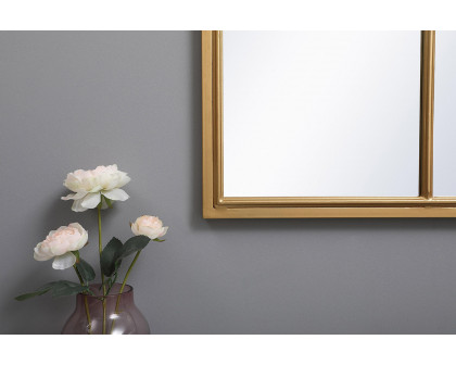 Elegant Wall Mirror - Brass, L 40" (MR642440BR)