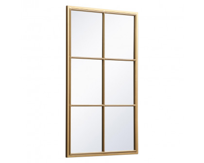 Elegant Wall Mirror - Brass, L 40" (MR642440BR)