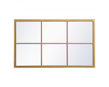 Elegant Wall Mirror - Brass, L 40" (MR642440BR)