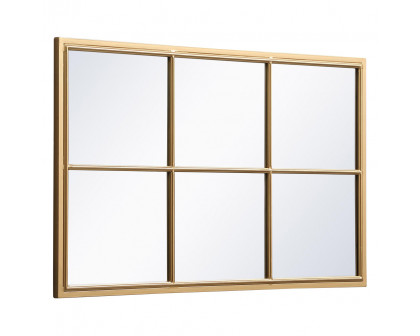 Elegant Wall Mirror - Brass, L 40" (MR642440BR)