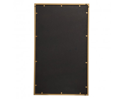 Elegant Wall Mirror - Brass, L 40" (MR642440BR)