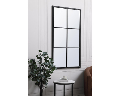 Elegant Wall Mirror - Black, L 48" (MR642848BK)