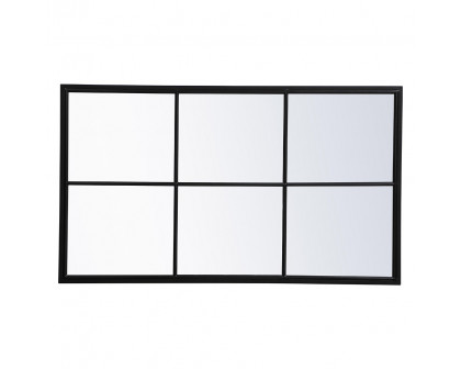 Elegant Wall Mirror - Black, L 48" (MR642848BK)