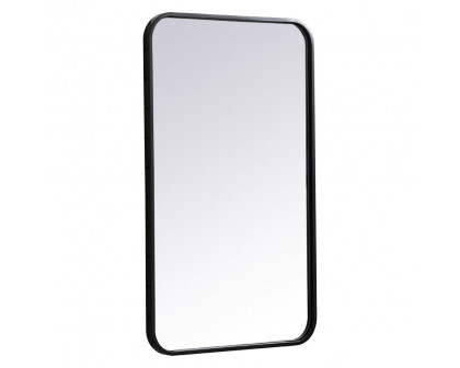 Elegant Wall Mirror - Black, L 30" (MR801830BK)