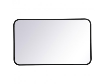 Elegant Wall Mirror - Black, L 30" (MR801830BK)