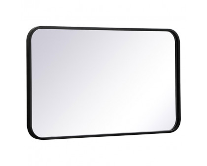 Elegant Wall Mirror - Black, L 30" (MR801830BK)