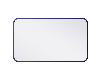 Elegant Wall Mirror - Blue, L 30" (MR801830BL)