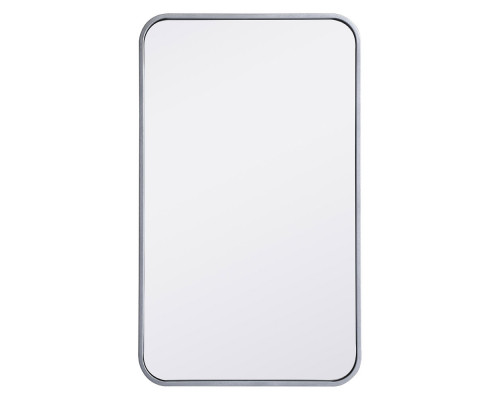 Elegant Wall Mirror - Silver, L 30" (MR801830S)