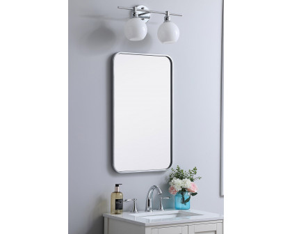 Elegant Wall Mirror - Silver, L 30" (MR801830S)