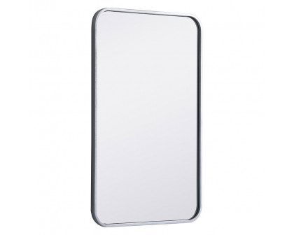 Elegant Wall Mirror - Silver, L 30" (MR801830S)