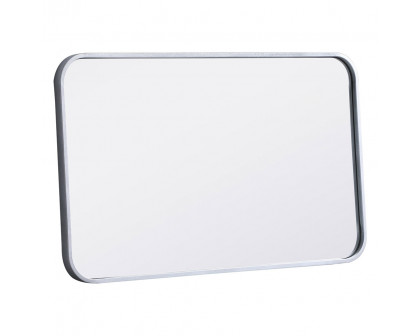 Elegant Wall Mirror - Silver, L 30" (MR801830S)