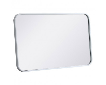 Elegant Wall Mirror - White, L 30" (MR801830WH)