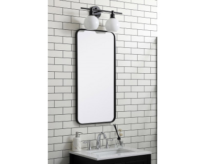 Elegant Wall Mirror - Black, L 36" (MR801836BK)