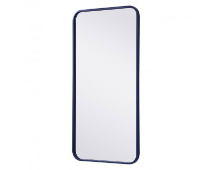 Elegant Wall Mirror - Blue, L 36" (MR801836BL)