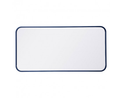 Elegant Wall Mirror - Blue, L 36" (MR801836BL)