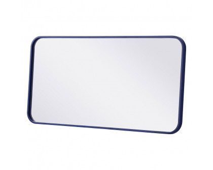 Elegant Wall Mirror - Blue, L 36" (MR801836BL)