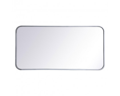 Elegant Wall Mirror - Silver, L 36" (MR801836S)