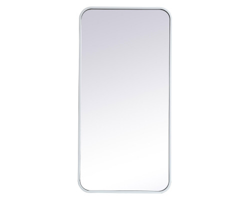 Elegant Wall Mirror - White, L 36" (MR801836WH)