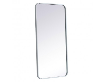 Elegant Wall Mirror - White, L 36" (MR801836WH)