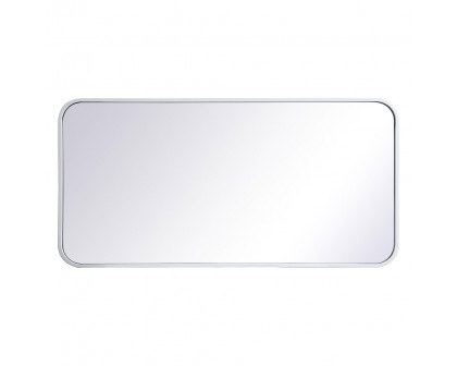 Elegant Wall Mirror - White, L 36" (MR801836WH)