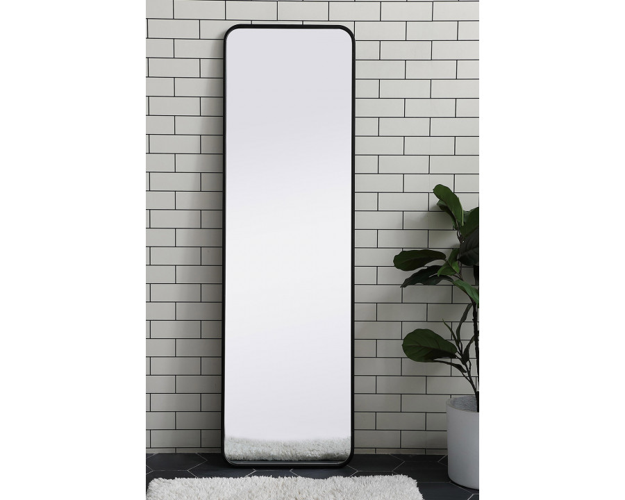 Elegant Wall Mirror - Black, L 60" (MR801860BK)