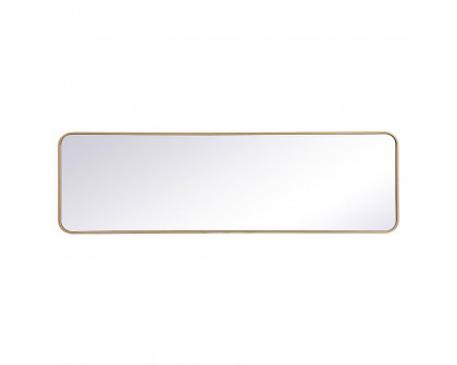 Elegant Wall Mirror - Brass, L 60" (MR801860BR)