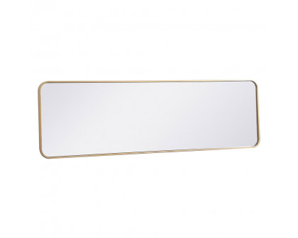 Elegant Wall Mirror - Brass, L 60" (MR801860BR)