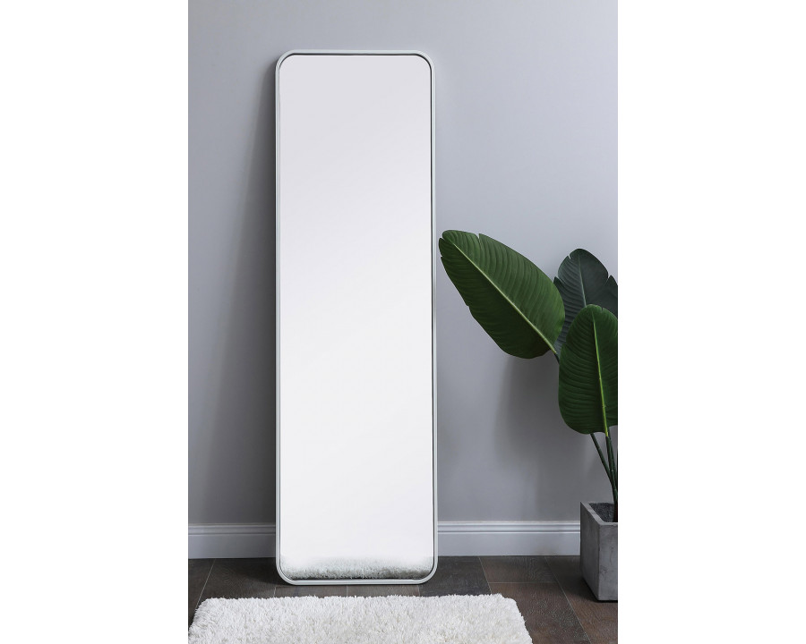 Elegant Wall Mirror - White, L 60" (MR801860WH)